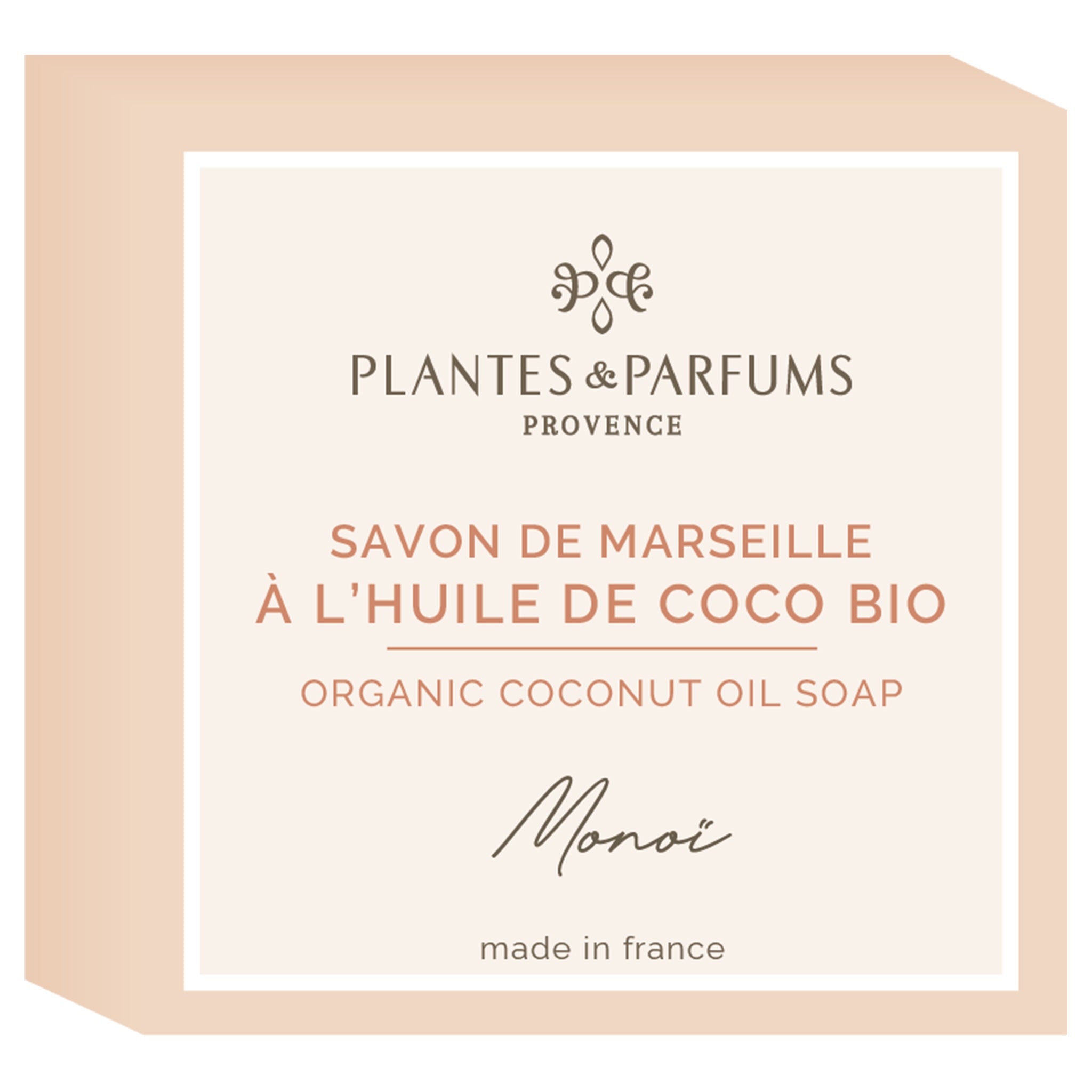 Savon de Marseille à l'Huile de Coco 100 g Monoi