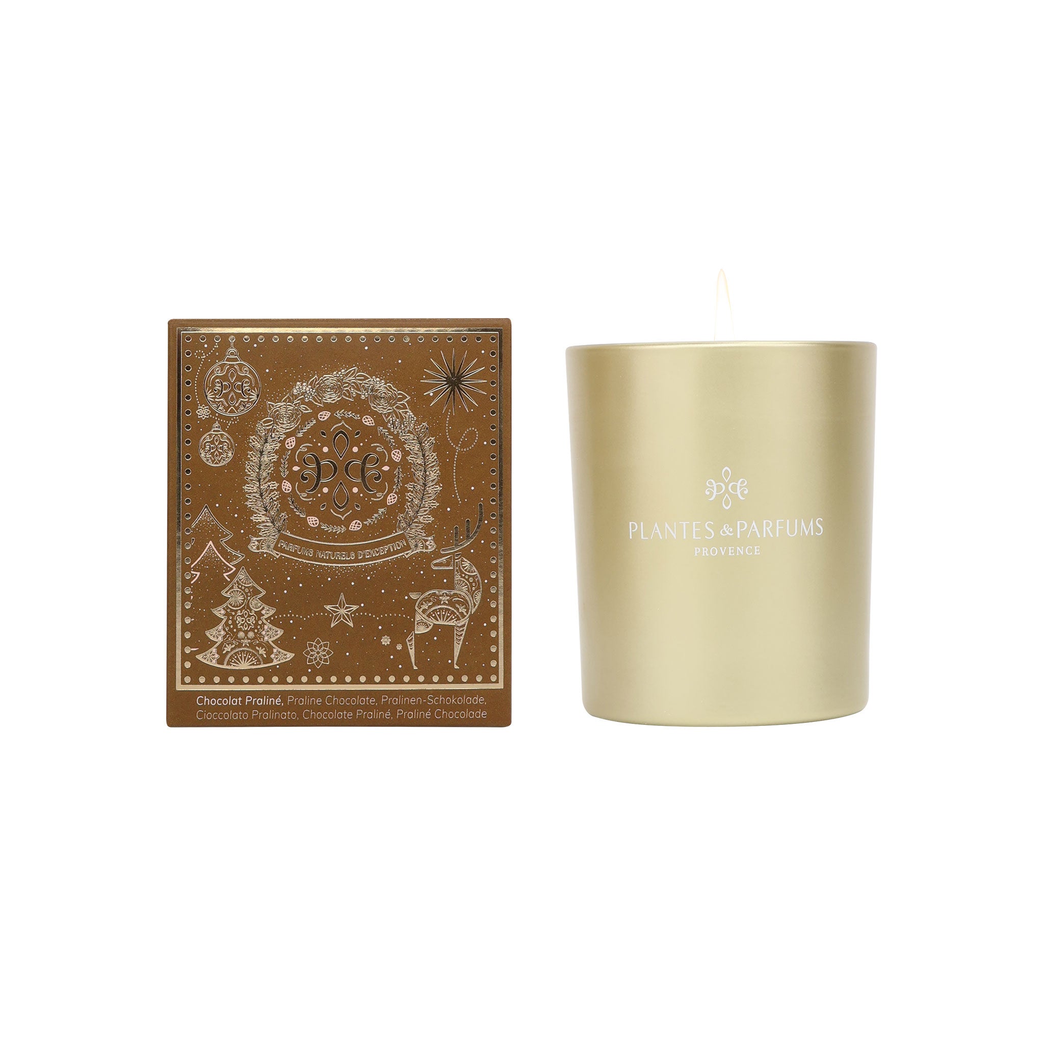 Bougie Végétale Parfumée 180g Chocolat Praliné