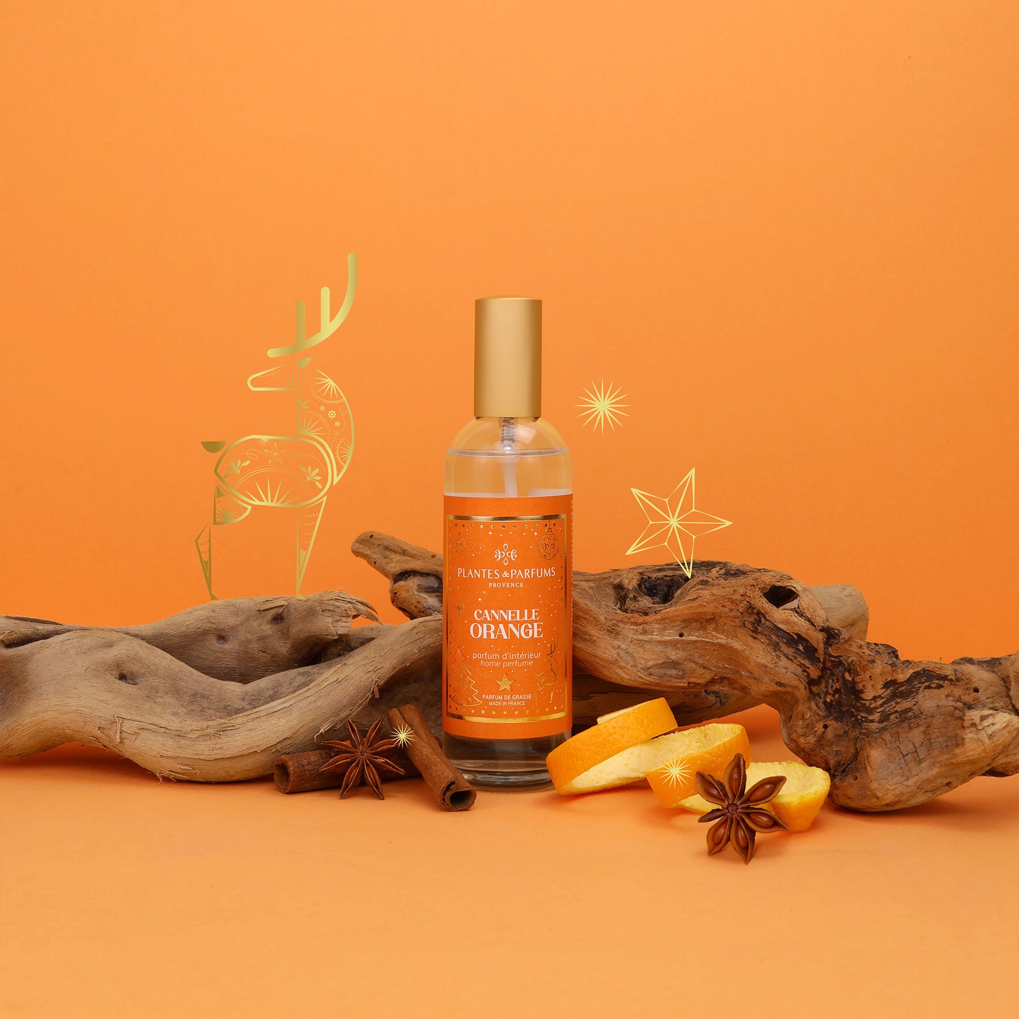 Parfum d'Intérieur 100ml Cannelle-Orange