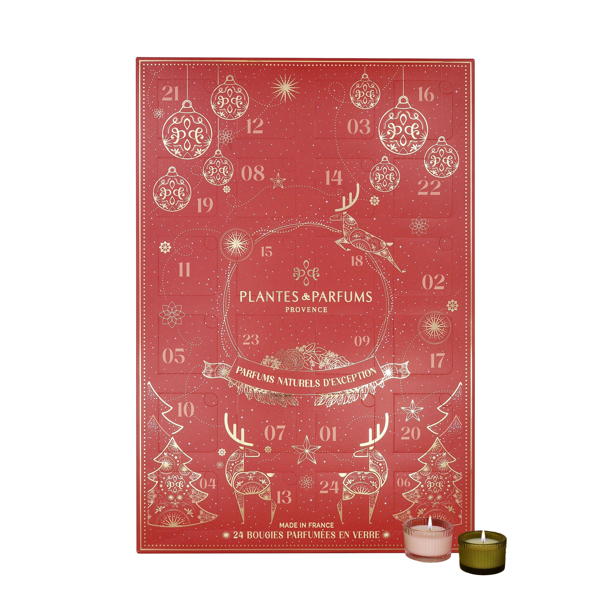Calendrier de l'Avent - 24 Bougies Parfumées