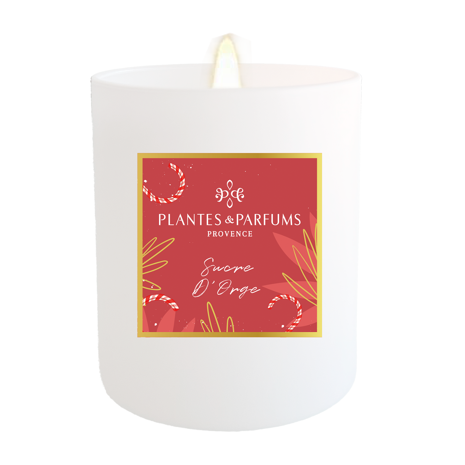 Bougie Végétale Sucre d'Orge 180g