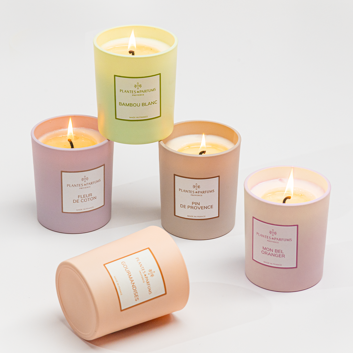 Bougie Parfumée Vanille Gourmande 180g avec étui