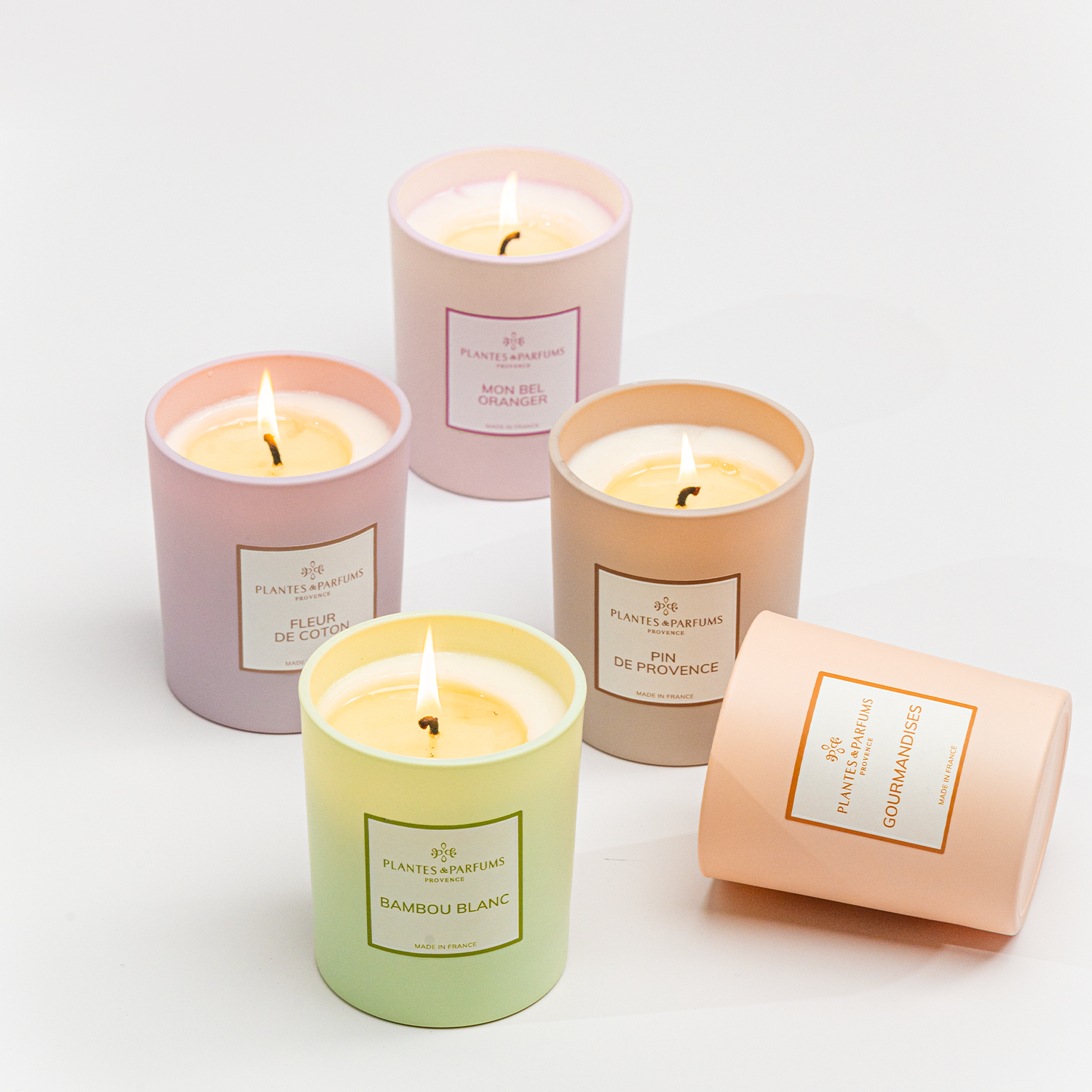 Bougie Parfumée Verveine Fraîche 180g