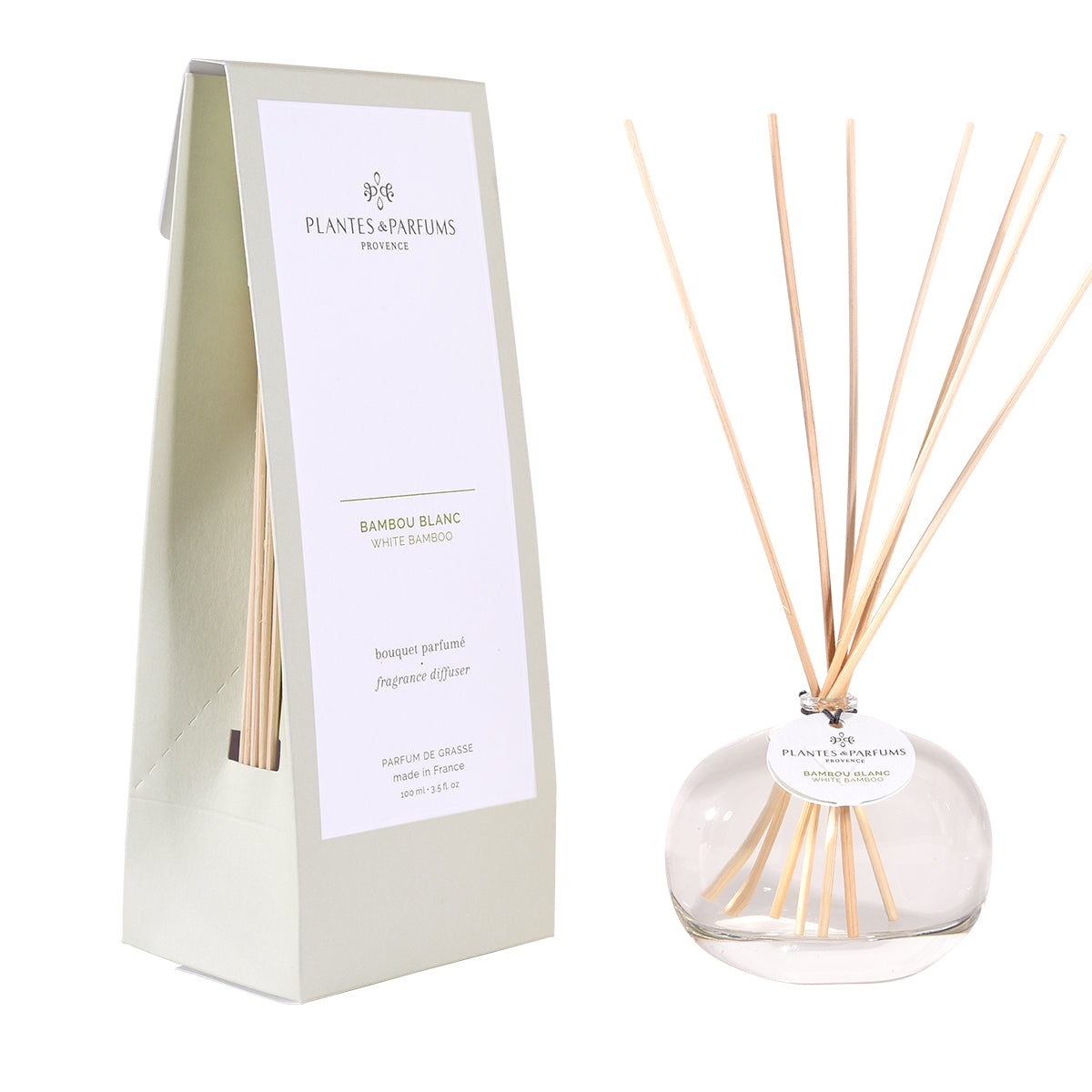 Bouquet Parfumé Bambou Blanc