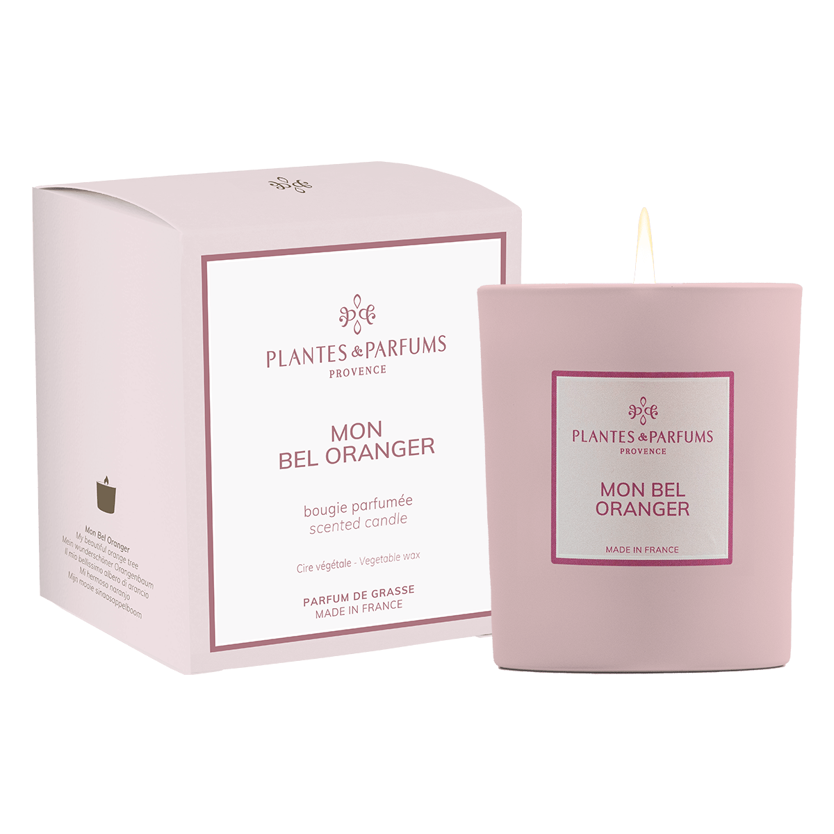 Bougie Parfumée Mon Bel Oranger 180g avec étui