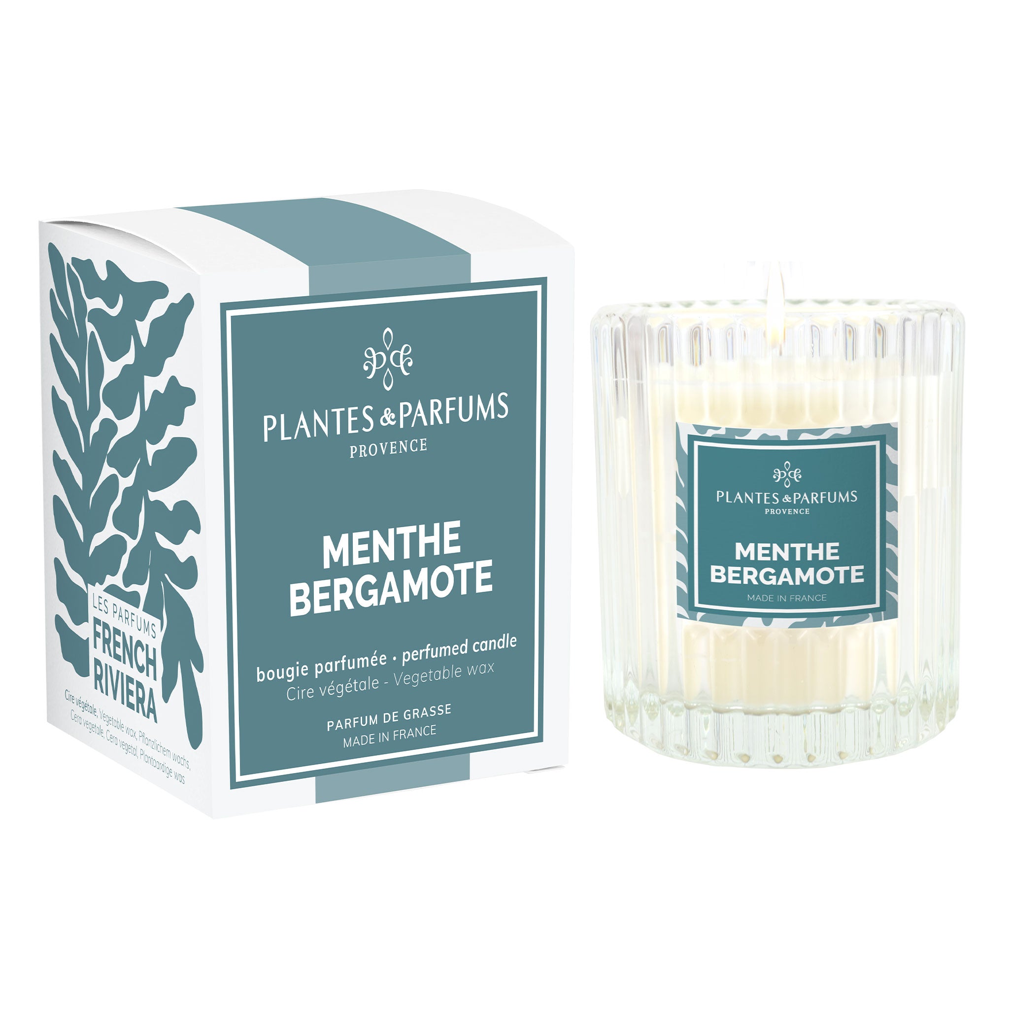 Bougie Parfumée 180g Menthe Bergamote