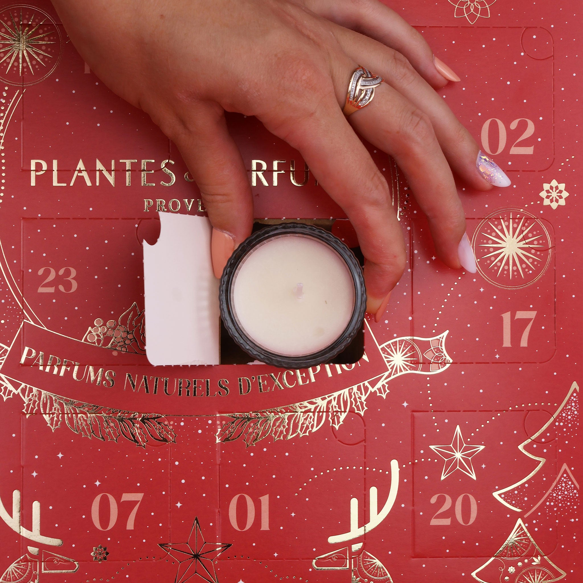 Calendrier de l'Avent - 24 Bougies Parfumées