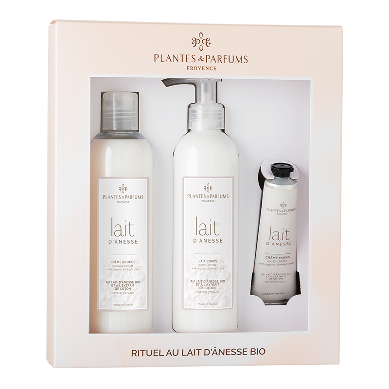 Coffret au Lait d'Ânesse et Extrait de Coton