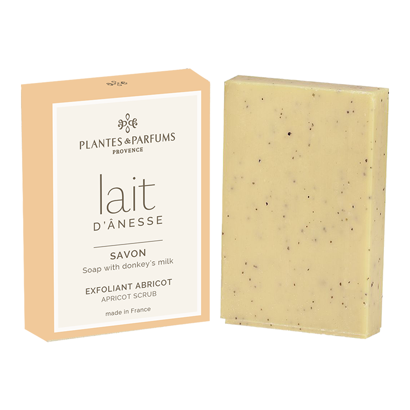 Savon au Lait d'Ânesse Exfoliant Abricot 100g