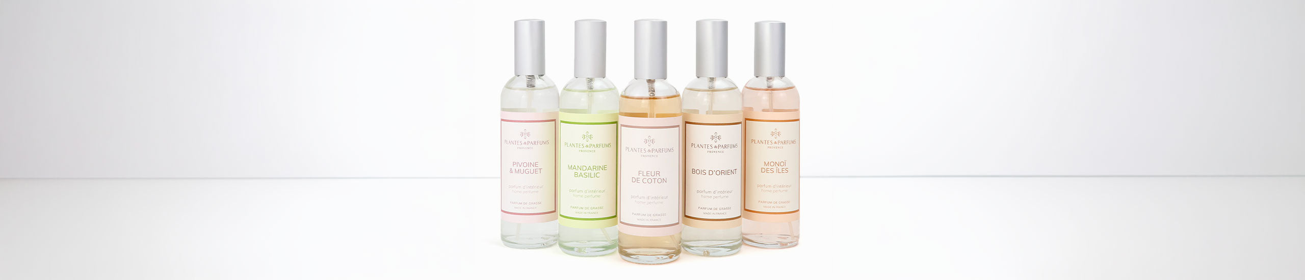 Parfums d'intérieur et d’ambiance : sprays, brumes, enveloppes & sachets parfumés
