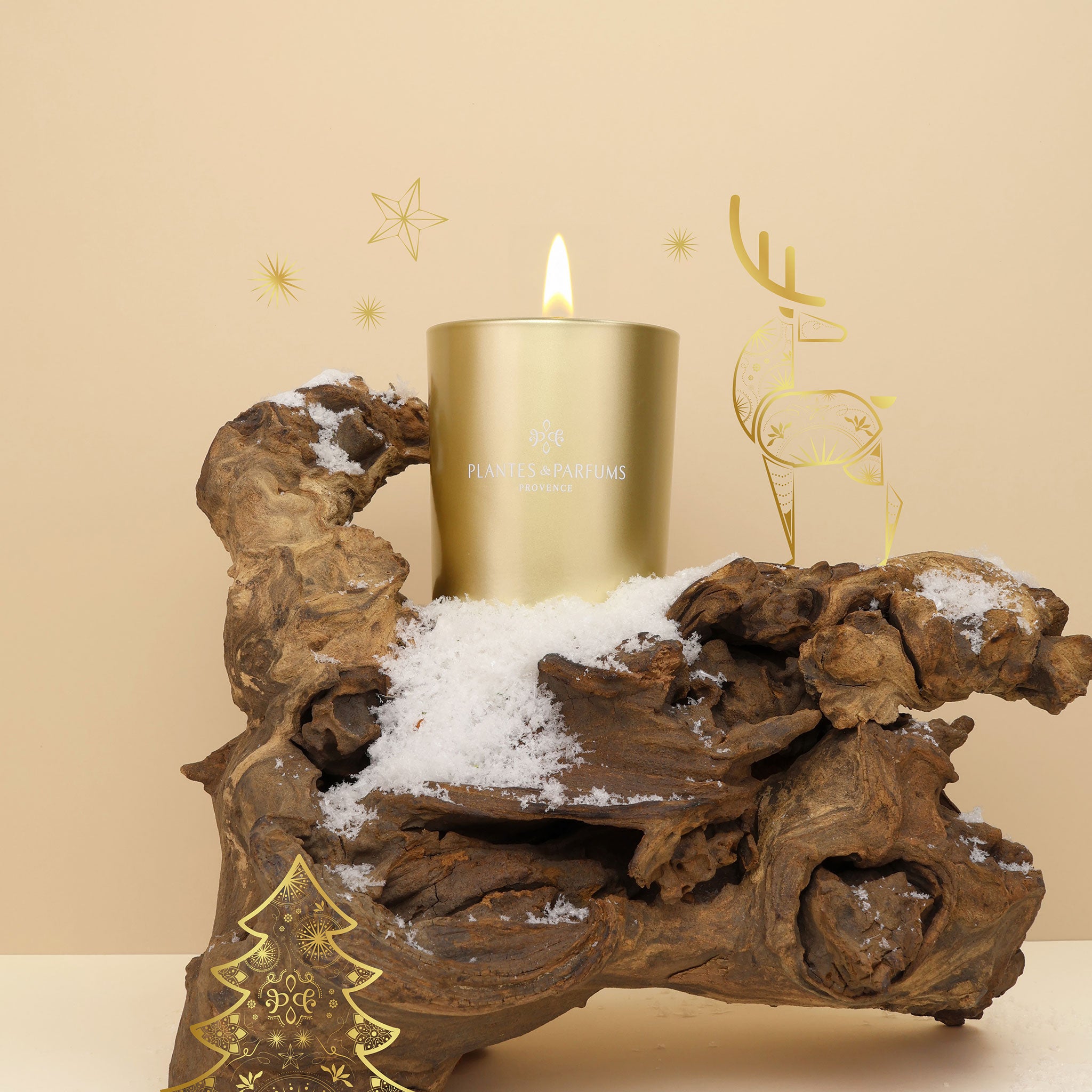 Bougie Végétale Parfumée 180g Flocon de Neige