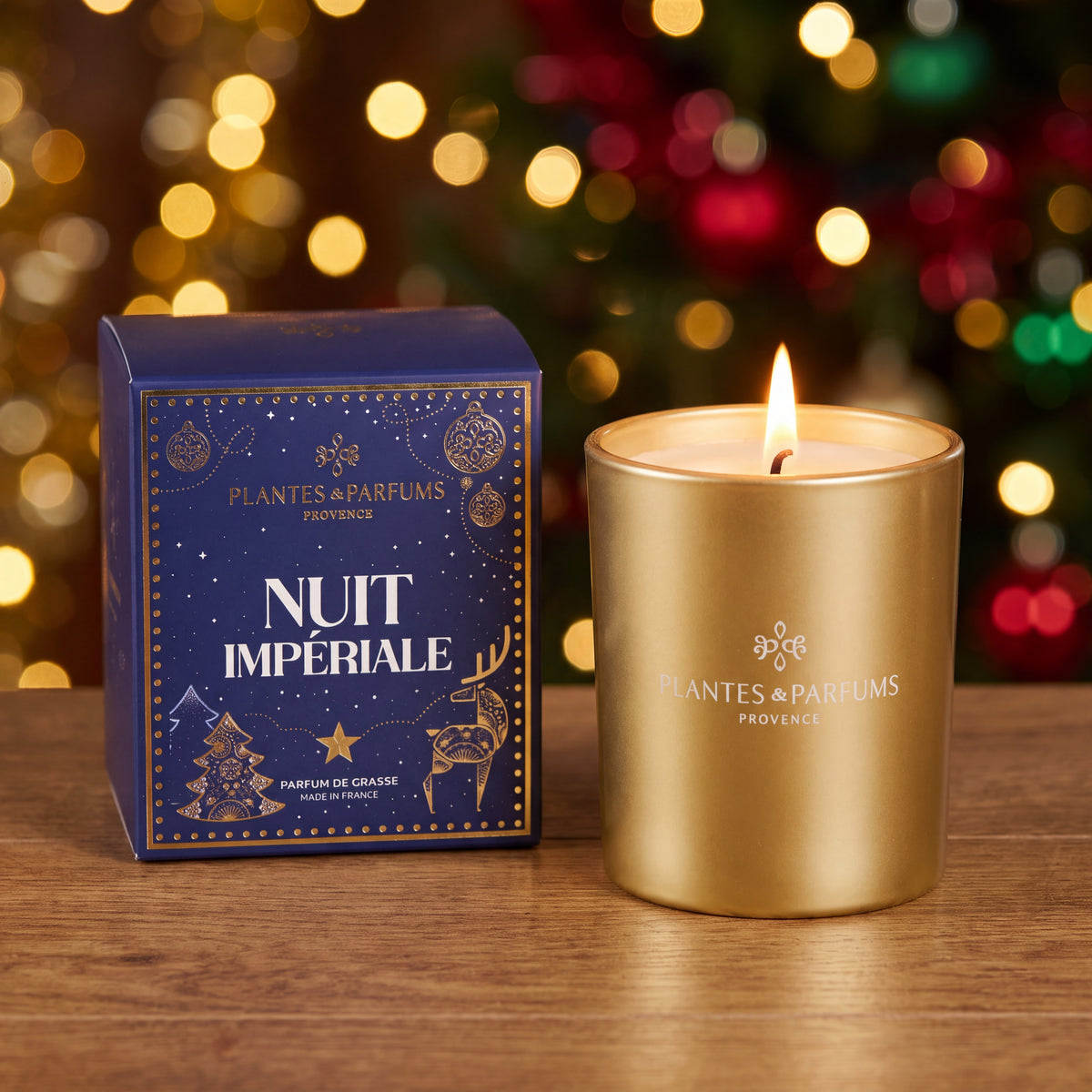 Bougie Végétale Parfumée 180g Nuit Impériale