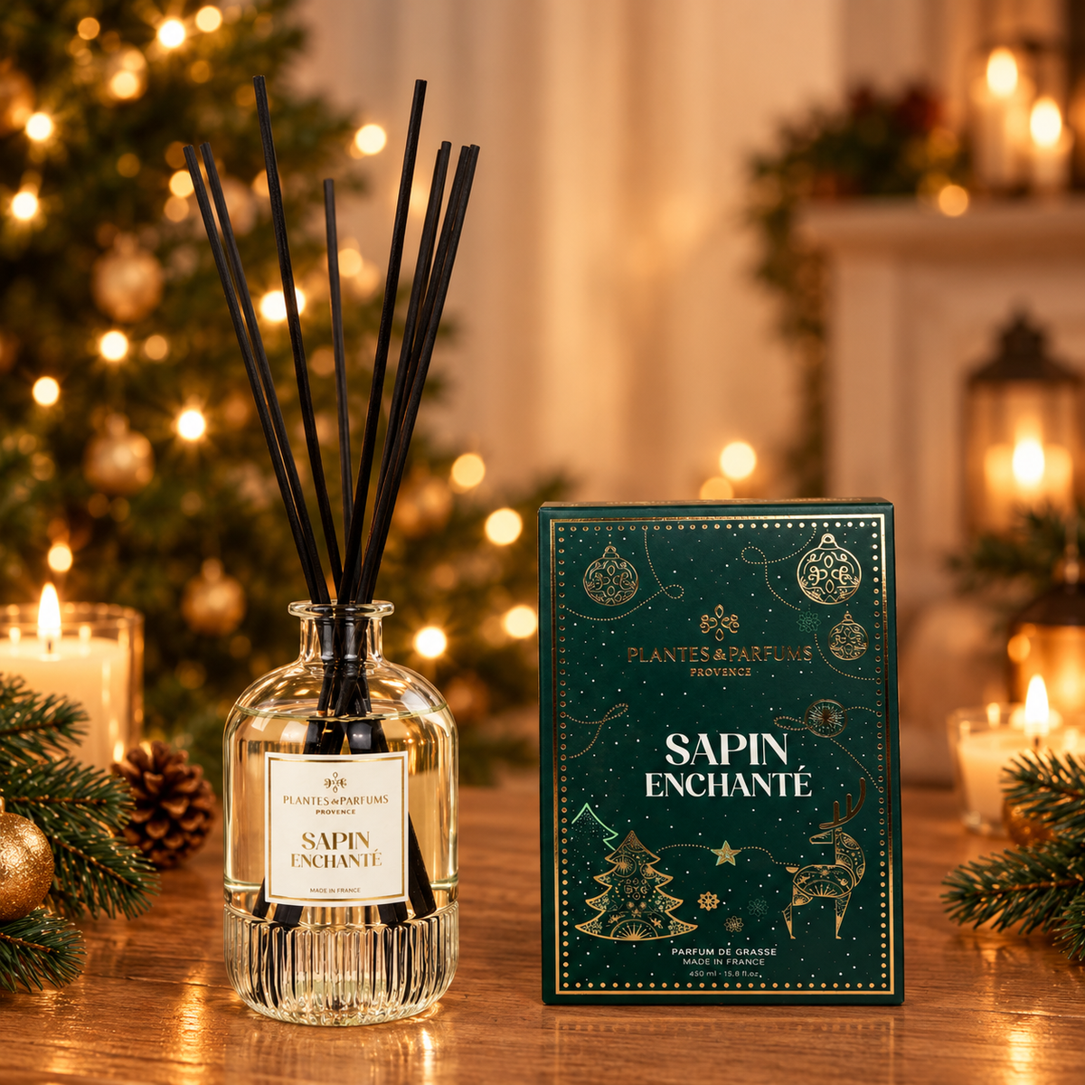 Bouquet Parfumé Grand Format 450ml Sapin Enchanté