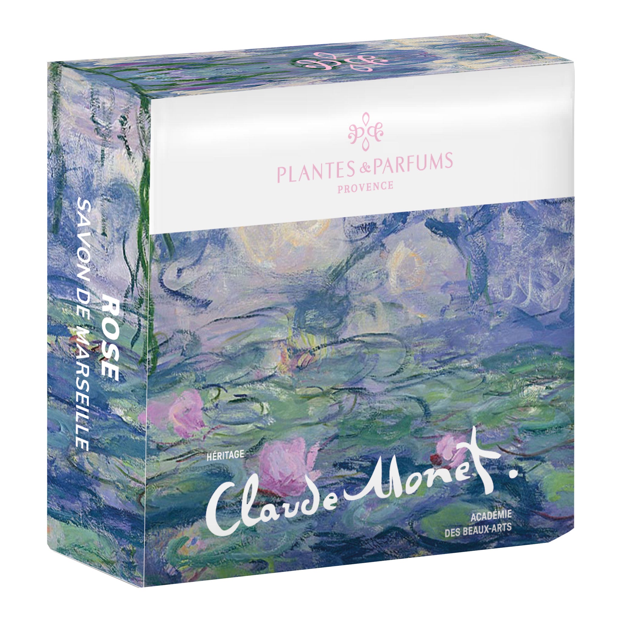 Savon de Marseille Rose 100g – Collection Claude Monet