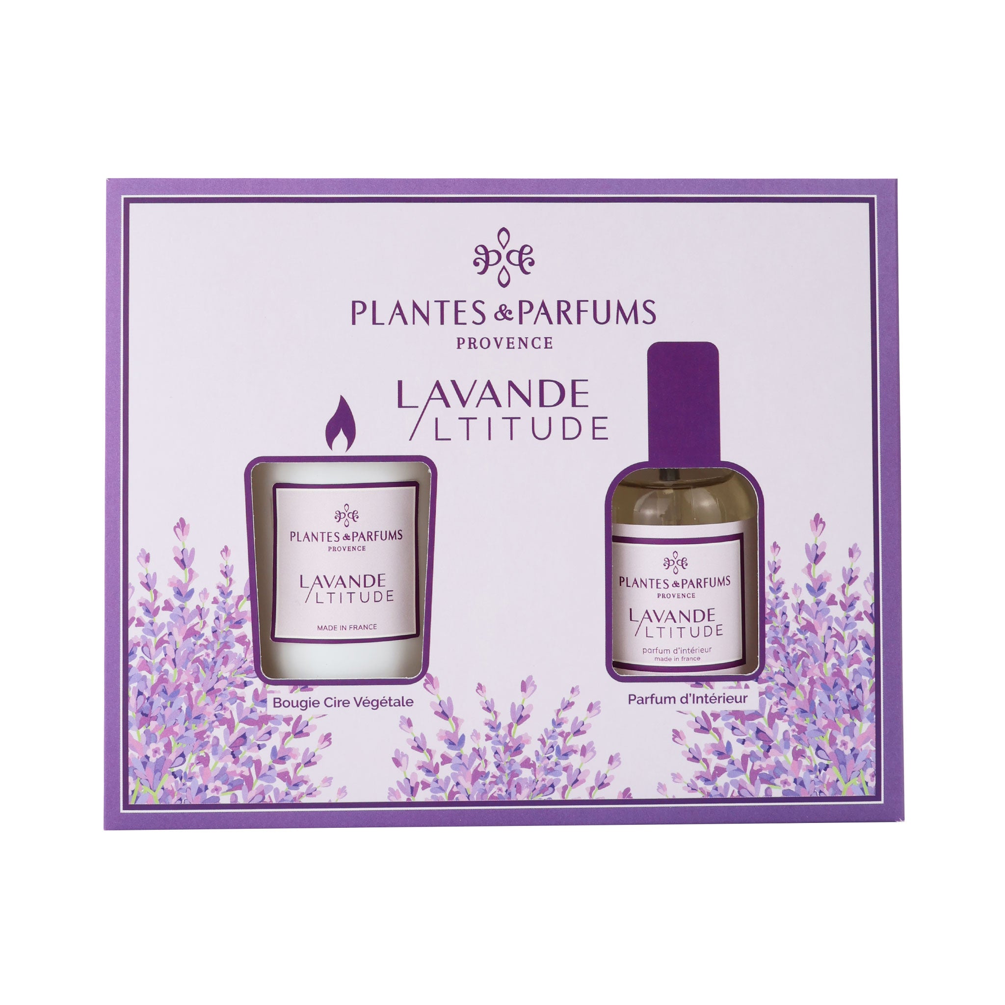 Lavande Altitude Coffret Bougie 75g/PI 50ml