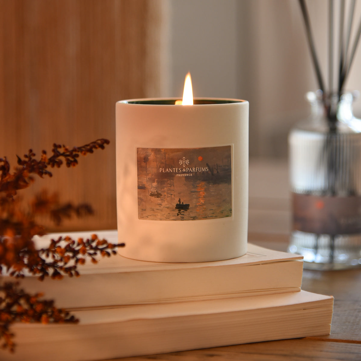 Bougie parfumée 250g – Édition Limitée Claude Monet