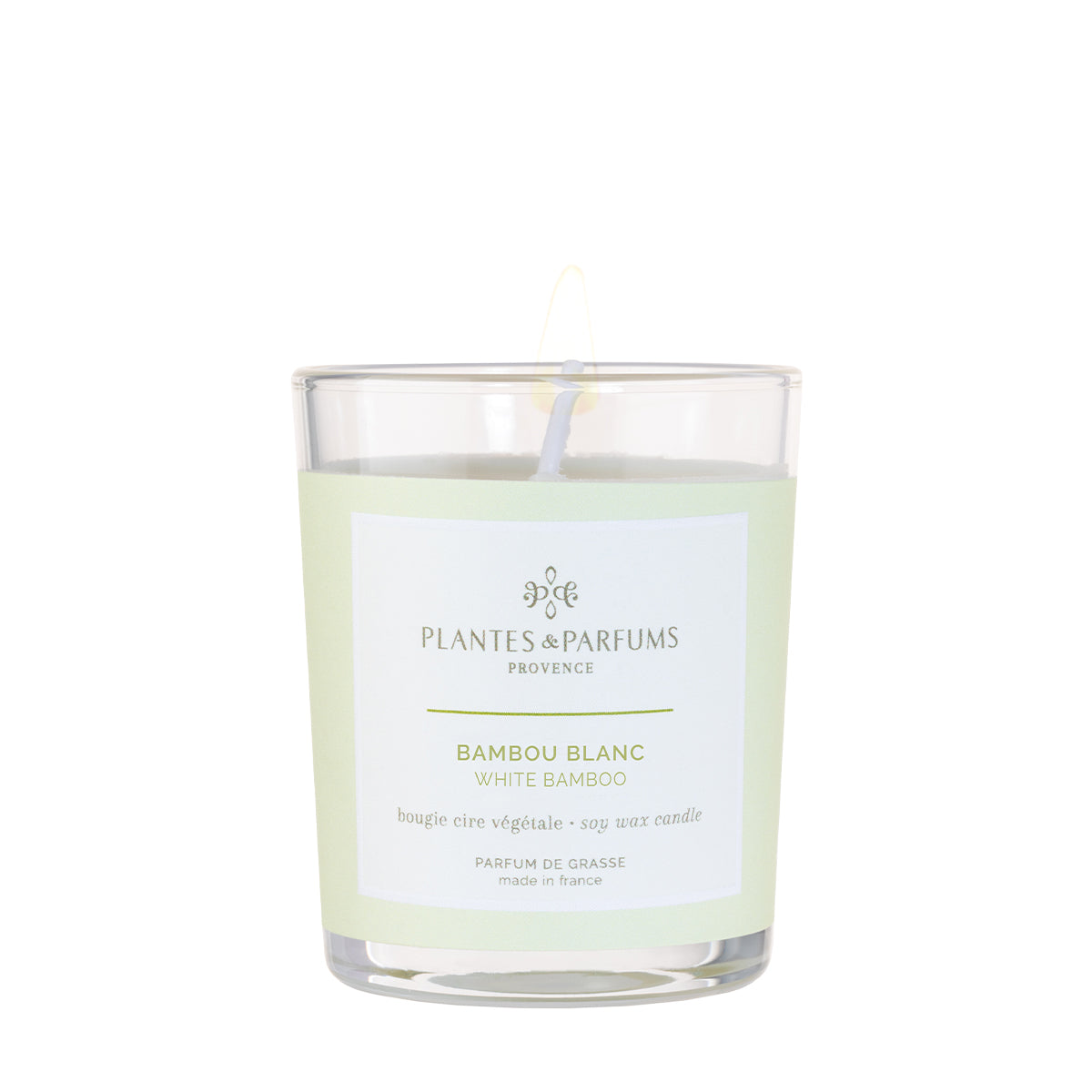 White Bamboo Vegetable Candle 75g