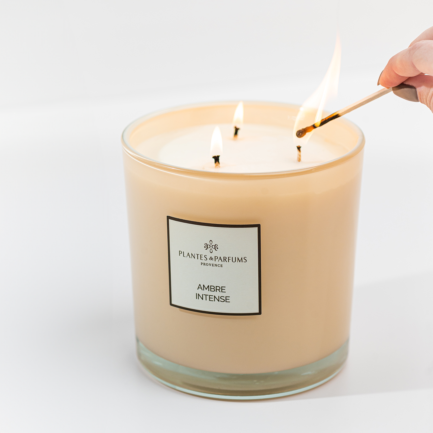 Grande bougie parfumée au Musc - Petite-Flamme