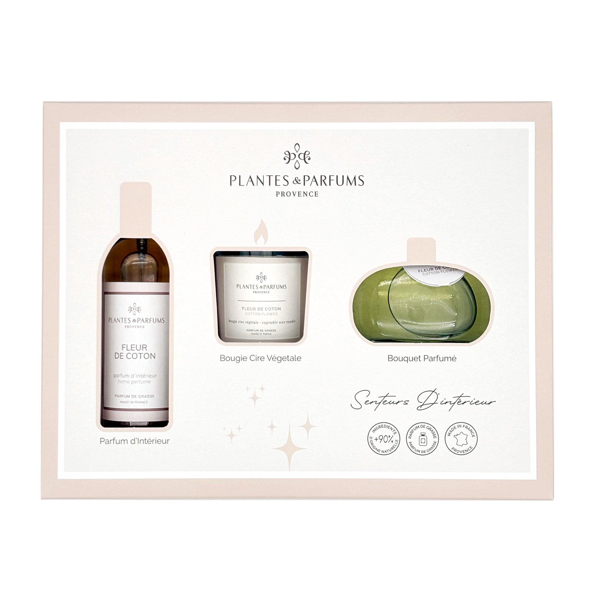 Coffret Senteurs d'Intérieur Fleur de Coton