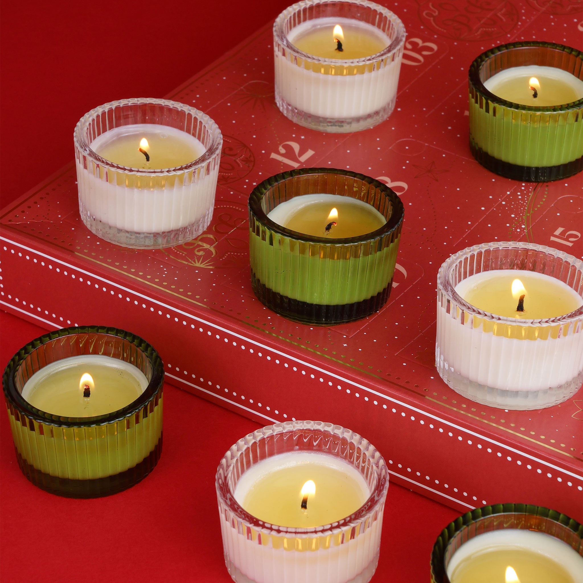 Calendrier de l'Avent - 24 Bougies Parfumées