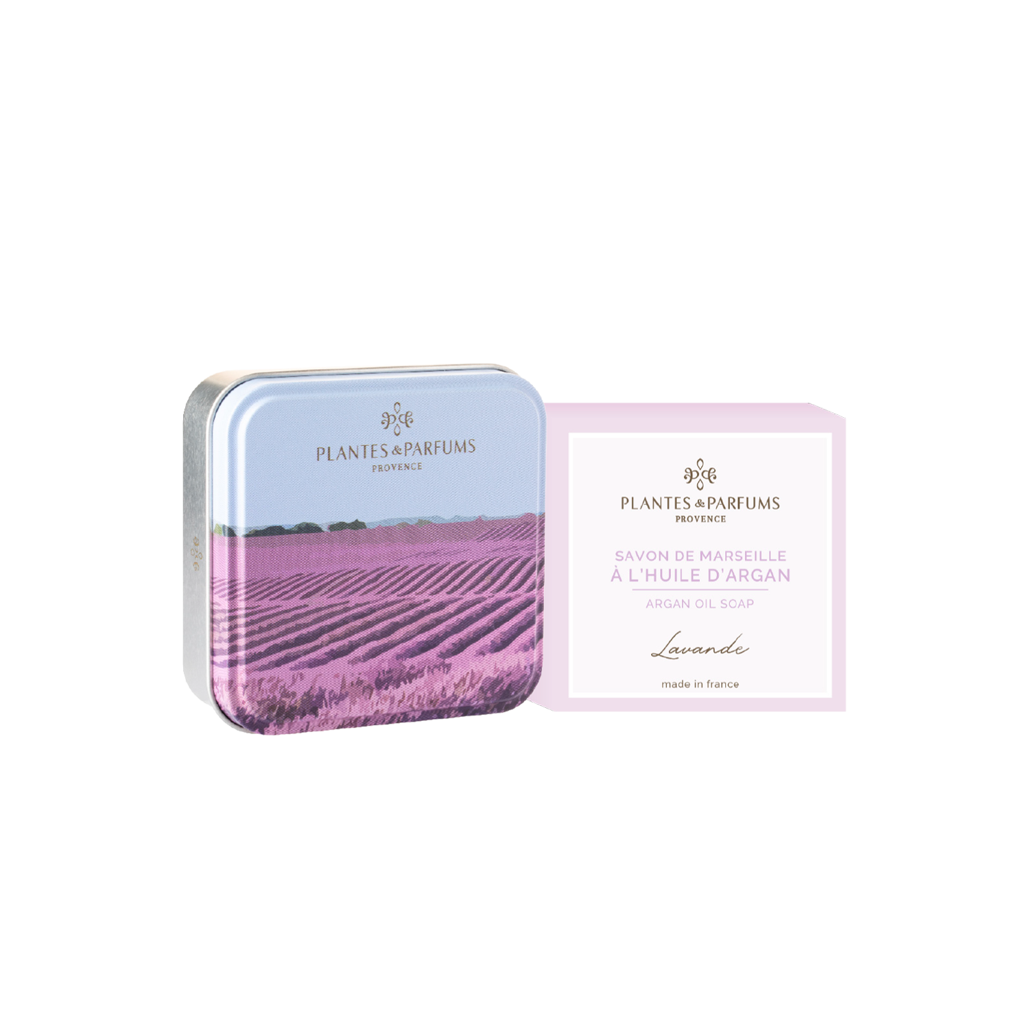 Lavender Soap Metal Box