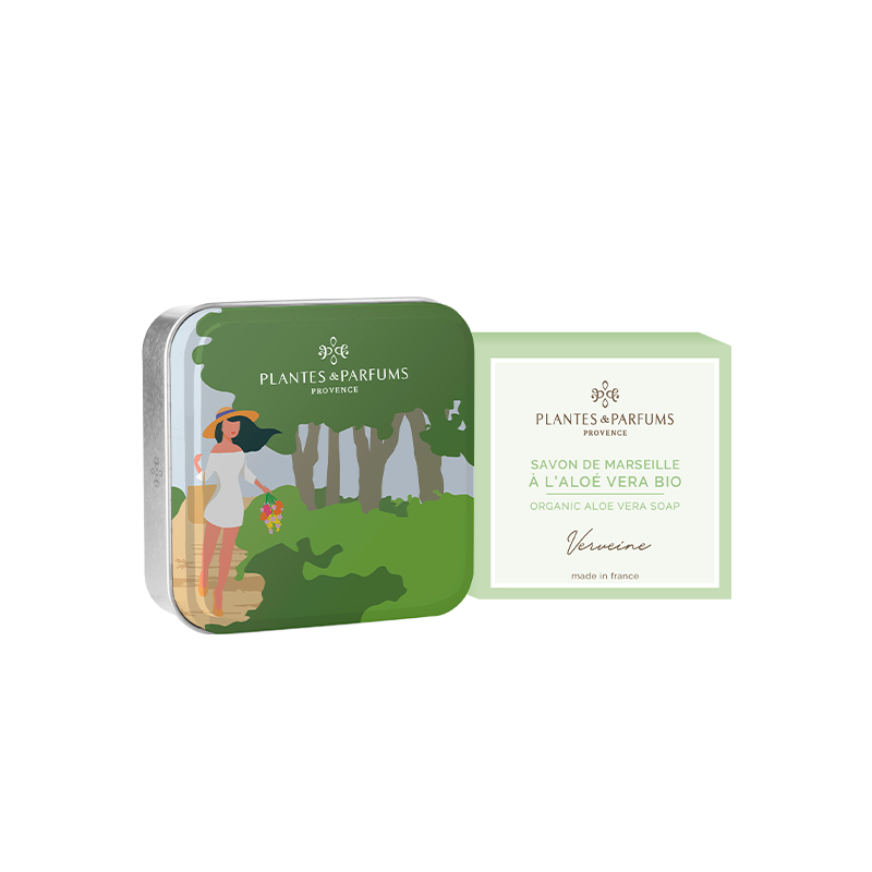 Boîte Métal Savon Verveine