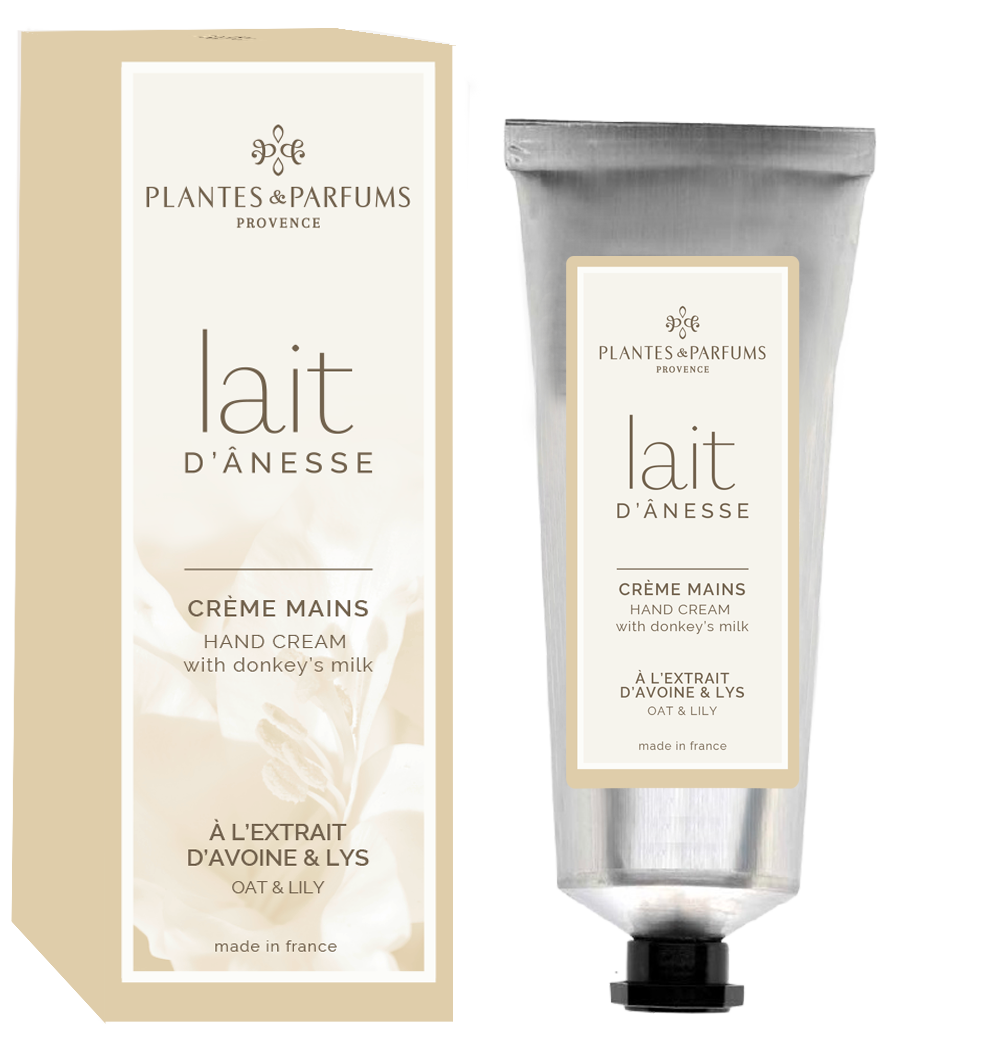 Crème Mains au Lait d'Ânesse et aux Extraits d'Avoine et Lys 75ml