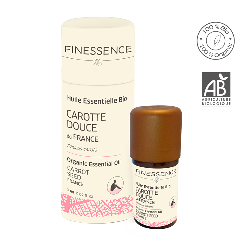 Organic Sweet Carrot Essential Oil from France 2ml