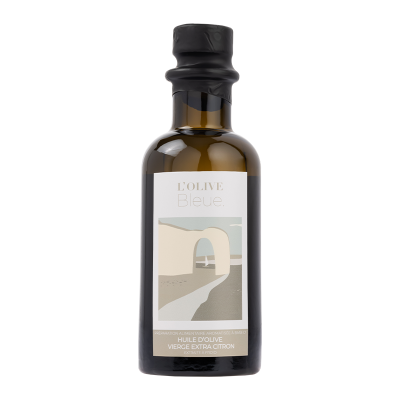 Préparation alimentaire à base d'Huile d'Olive Vierge Extra Citron 25cl