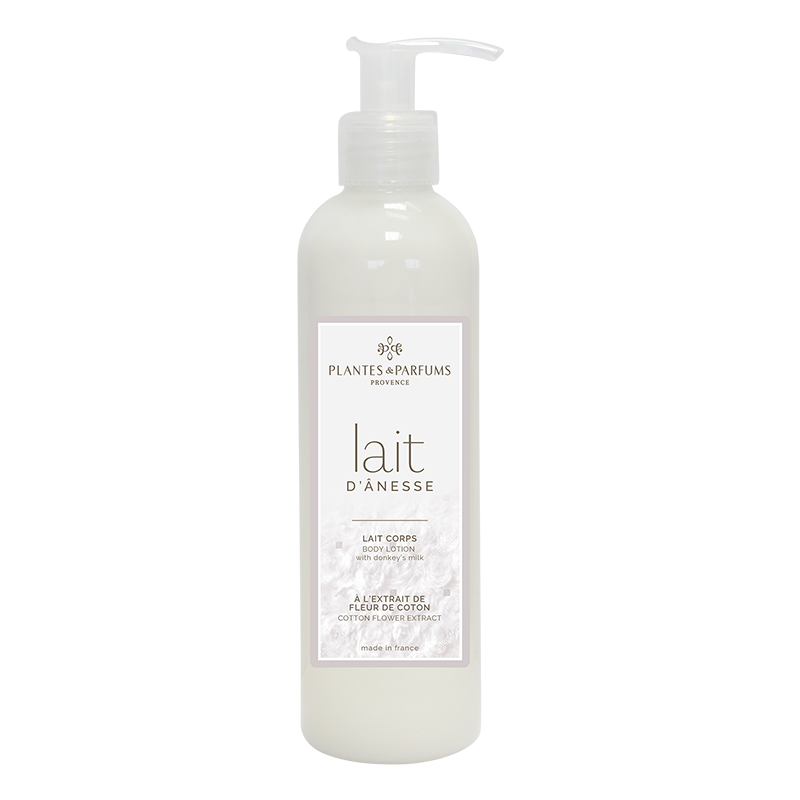 Lait Corporel au Lait d'Ânesse et Extrait de Coton