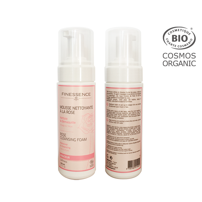 Mousse Nettoyante à la Rose BIO